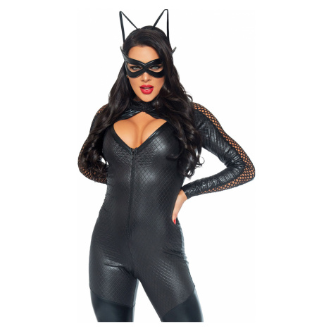 Čierny kostým Catwoman 85412 Leg Avenue