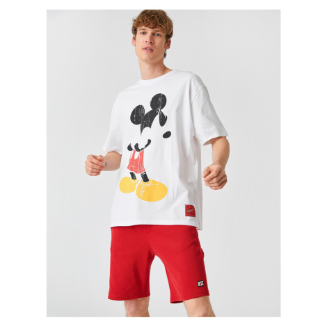 Koton Mickey Mouse oversize tričko s licenciou s potlačou