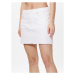 Tommy Jeans Džínsová sukňa Izzie DW0DW15629 Biela Regular Fit