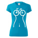 Dámske cyklistické tričko Cyklo silueta