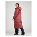 COLUMBIA Outdoorový kabát 'Puffect'  červená / biela