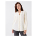 LC Waikiki V-Neck Plain Long Sleeve Women's Blouse