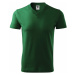 MALFINI Tričko V-neck - Fľaškovo zelená