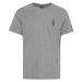 BLEND REGULAR FIT Pánske tričko, sivá, veľkosť