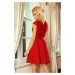 Červené dámske šaty s čipkou model 6049492