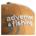 ADVENTER & FISHING CAP Unisex šiltovka, hnedá, veľkosť