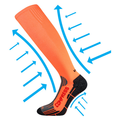 VOXX kompresné ponožky Flex neon orange 1 pár 111448