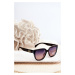 Women's sunglasses with gold details UV400 black