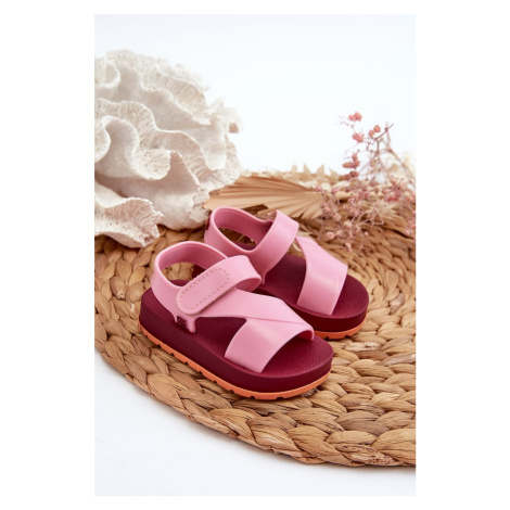 Children's Velcro Sandals Scented ZAXY Pink