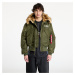 Bunda Alpha Industries 45P Hooded Custom Dark Olive