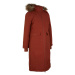 Funkčný kabát s kapucňou a odnímateľnou umelou kožušinkou