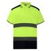 Yoko Reflexné dvojfarebné polo HVJ220 Hi-Vis Yellow