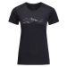 Jack Wolfskin CROSSTRAIL GRAPHIC T W Dámske funkčné tričko, čierna, veľkosť