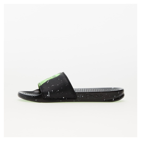 RIPNDIP We Out Here Slides Black & Neon Green