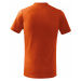 Malfini Basic Detské tričko 138 oranžová