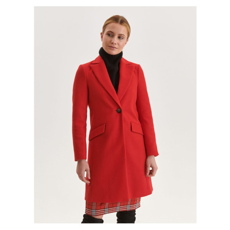 Red women's coat TOP SECRET - Women