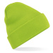 Beechfield Unisex zimná čiapka B45 Lime Green