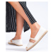 DÁMSKE BIELE ESPADRILKY BIG STAR LL274893 BIELA LL274893W