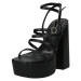 ALDO Remienkové sandále 'DARLING'  čierna