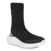 Calvin Klein Jeans Sneakersy Eva Runner Sock Knit Wn YW0YW01204 Čierna