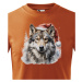 Roztomilé vianočné tričko s potlačou vianočného vlka - skvelé vianočné tričko