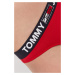 Tangá Tommy Jeans červená farba, UW0UW02823