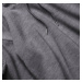 Krátka šedá dámska tepláková mikina so sťahovacími lemami (26030)