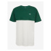 Bielo-zelené pánske tričko VANS Colorblock