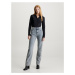 Calvin Klein Jeans Džínsy 'HIGH RISE STRAIGHT'  modrá denim