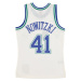 Mitchell & Ness NBA Dallas Mavericks Dirk Nowitzki 1998 Off White Team Color Swingman Jersey - P