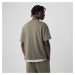 Šortky GAP Shortsleeve Crew Neck Top Sage