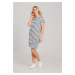 Look Made With Love Woman's Dress 754 Verona Navy Blue/White