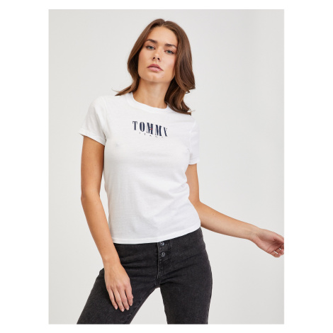 Biele dámske tričko Tommy Jeans Tommy Hilfiger