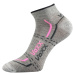Voxx Rex 11 Unisex športové ponožky - 3 páry BM000000596300100456 svetlo šedá/ružová