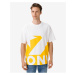 Yellow-white men's T-shirt Converse - Men