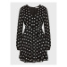 Glamorous Každodenné šaty AN3090B Čierna Regular Fit