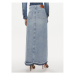 Fracomina Džínsová sukňa FR24SG5005D419O1 Modrá Regular Fit