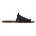 Manebi Šľapky Leather Sandal S 4.7 Y0 Čierna