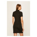 Šaty Lacoste čierna farba, mini, rovné