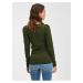 Zelené dámske tričko GAP modern henley