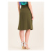 MAX&Co. Plisovaná sukňa Caruso 71010520 Zelená Regular Fit