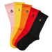 Fruit embroidery socks 5-pack multicolored
