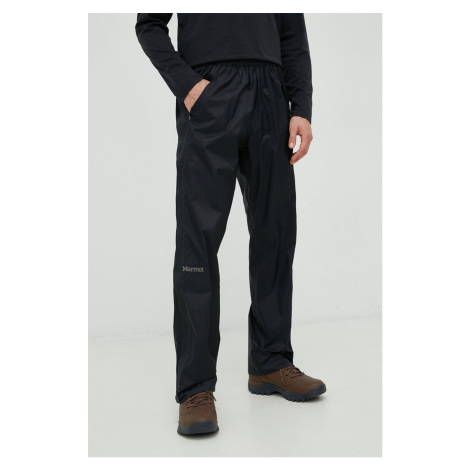 Nepremokavé nohavice Marmot PreCip Eco pánske, čierna farba