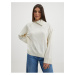 Cream sweater with admixture of wool AWARE by VERO MODA Vivan - Women