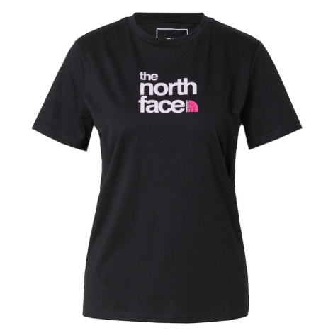 THE NORTH FACE Funkčné tričko 'FOUNDATION'  čierna / biela / ružová