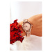 Watch On Bracelet With Cubic Zirconia ERNEST Rose Gold
