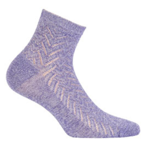 Dámske ponožky s lesklou priadzou Wola