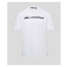 Tričko Karl Lagerfeld Unisex Ikonik Animal Logo Tee White