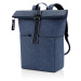 Rolovací batoh Reisenthel Rolltop backpack Herringbone dark blue