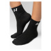 NEBBIA - Ponožky športové stredná dlĺžka UNISEX 130 (black) - NEBBIA